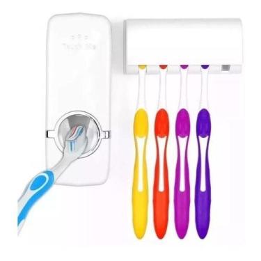 Imagem de Suporte Para Escova Dispenser Pasta De Dente Automatico - Não Informad
