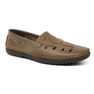 Imagem de Mocassim Masculino Free Way Sapato Adulto Esporte Logan-2 Sesamo, Dour