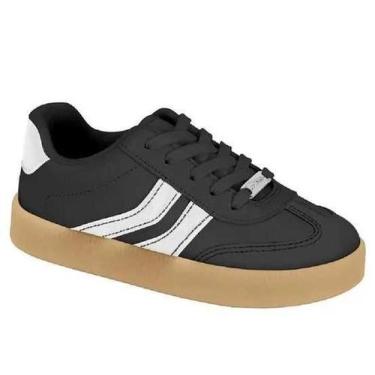 Imagem de Tênis Infantil Menina Molekinha Casual Preto 31, Preto, 31