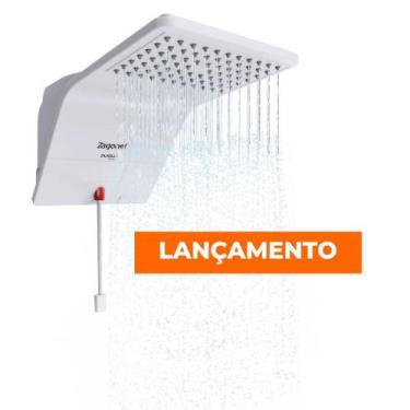 Imagem de Chuveiro ducha Ducali eletrônico branca 220v/7500w - Zagonel, Branco
