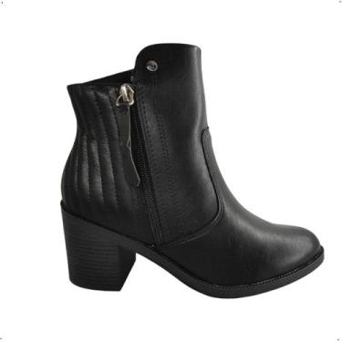 Imagem de Bota Social Salto Alto Comfortflex Ankle Boot 99301, 36, Vegetal plus 