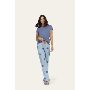 Imagem de Pijama Manga Curta Entusiasmo em Algodão - Lua Encantada, P
