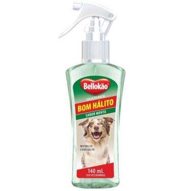 Imagem de Solução Bucal Spray para Cães Bellokão Bom Hálito Menta 140ml