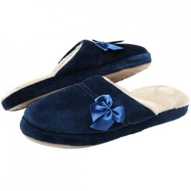 Imagem de Pantufa Comfort com Pelúcia - PUFF - Marinho - 35/36, Marinho, 35/36