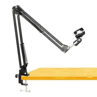 Imagem de Pedestal Suporte Mesa Braço Articulado Para Microfone Studio - OUTRAS 