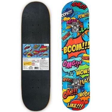 Imagem de Skate com Lixa HQ 80CM Etitoys