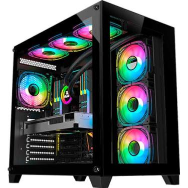 Imagem de Gabinete Gamer K-mex Aquário CG-P2R4 ATX Space Sem Fans - K-mex Indúst