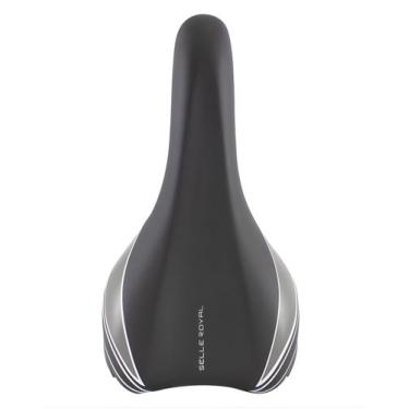 Imagem de Selim Bike Selle Royal Mach 2 Silk Cinza S/carrinho, Cinza, 140mm