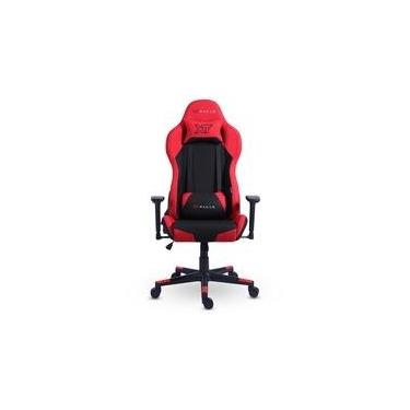 Imagem de Cadeira Gamer XT Racer Defender NR17, Até 120kg, Com Almofadas, Reclinável, Descanso de Braço 3D, Preto e Vermelho - XTR-030