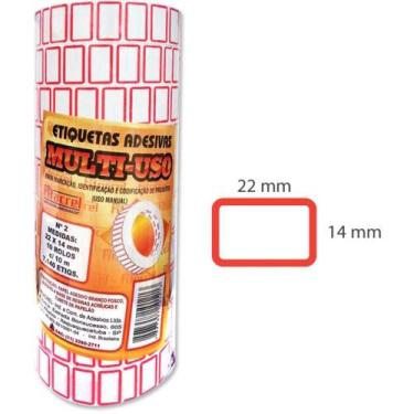 Imagem de Etiqueta para Preco 22X14MM C/7140 Etiquetas PCT.C/10 - Fitacrel