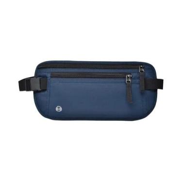 Imagem de Bolsa De Cintura Esportiva Unissex À Prova d'Água Com Bloqueio RFID, G
