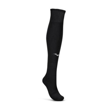Imagem de Meião de Futebol Mizuno, 33-38, Preto