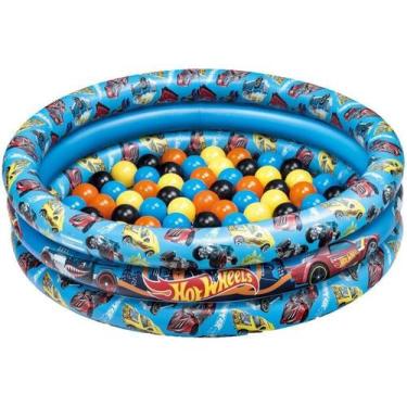 Imagem de Piscina Bolinhas Redonda Hot Wheels Inflavel Infantil Fun