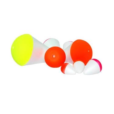 Imagem de Boia de Isopor para Pescaria - Cores Variadas e Pinturas Luminosas - V