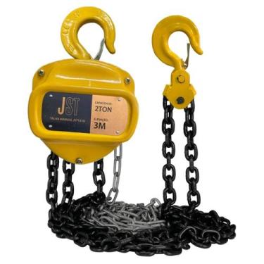 Imagem de Talha Manual de Corrente 2 Toneladas 3 Metros JST JST2X3 Carga 2000 kg