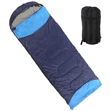 Imagem de Sacos de dormir respiráveis, sacos de dormir Sacos de dormir ocos de algodão para acampamento ao ar livre Suprimentos para acampamento(Navy blue)