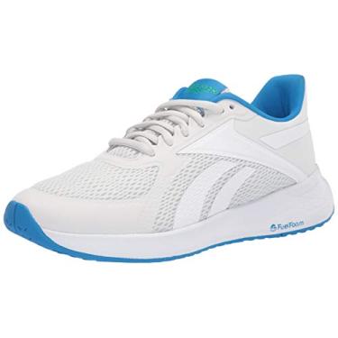 Imagem de Reebok Energen Tênis de corrida feminino, Branco/Verdadeiro cinza/azul horizonte, 8
