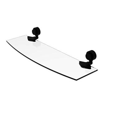 Imagem de Prateleira de vidro Allied Brass 433/18 Venus Collection 45,7 cm, preto fosco