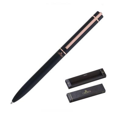 Imagem de Caneta Esferográfica Crown Sensation Yw11480Z Preta/Rosê