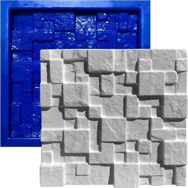 Imagem de Forma 3D Gesso e Cimento ABS 1mm - Mosaico 29x29 cm