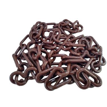 Imagem de Corrente Plastica Chuva Isolamento 25 Mt Tamanho P Marrom