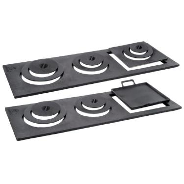 Imagem de Chapa Redução Fogão A Lenha Libaneza Com Bifeteira 3 Furos