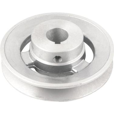 Imagem de Polia Alumínio 1 Canal Perfil A 100mm Com Furo 3/4" - Vonder