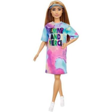 Imagem de Barbie Fashionistas 159 Vestido Tie Dye Grb51 - Mattel (16487)