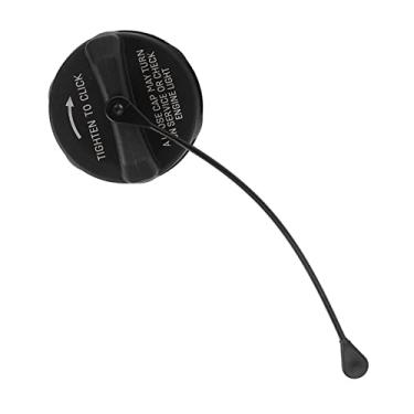 Imagem de Shanrya Tampa de combustível, fechamento apertado durável preto 1664705800 substituição para -Benz ML550 2014 para acessórios de carro