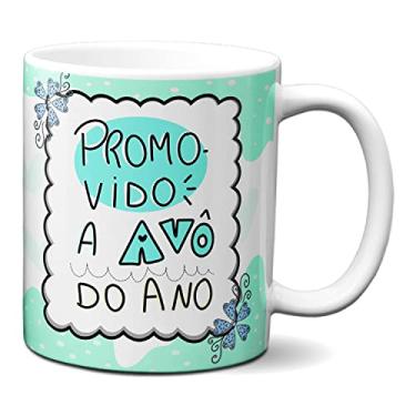 Imagem de Caneca Dos Avôs Presente Revelação Promovida A Vovô Do Ano (Branca)