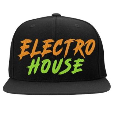 Imagem de Boné Bordado - Electro House Eletronic Music Electro Drum - Hipercap