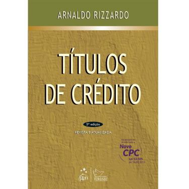 Imagem de Livro - Títulos de Crédito – 5ª Edição – 2015 - Arnaldo Rizzardo