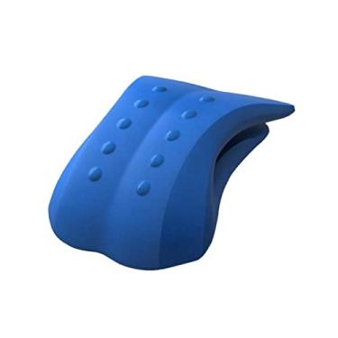 Imagem de Newmind Esticador para as costas, dispositivo para alívio da dor nas costas, suporte lombar, alongador para hérnia de disco, ciática, escoliose, dor muscular – azul escuro