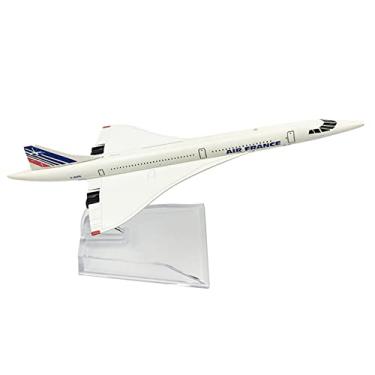 Imagem de MOOKEENONE 16cm British F-BVFB Concorde Airplane Model Simulation Aircraft Model Aviation Model Aircraft Kits for Collection and Gift