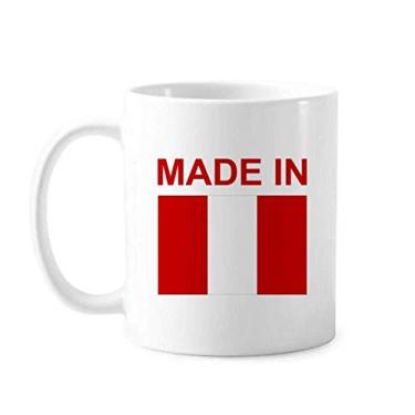 Imagem de Feito no Peru Country Love Caneca Cerâmica Cerâmica Café Porcelana Utensílios de Mesa