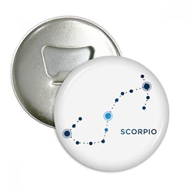 Imagem de Escorpião Constelação Signo Zodíaco Abridor de Garrafas Emblema Multifuncional