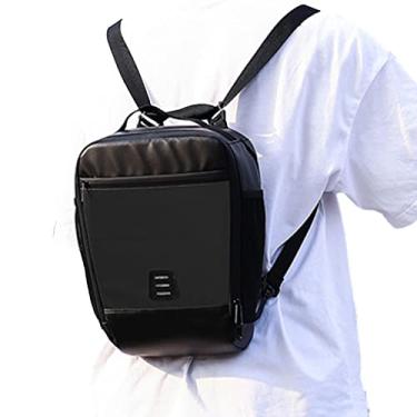 Imagem de Bolsa para quadro bicicleta – Bolsa à prova d'água para cesta bicicleta com bolso malha – Bolsa ombro ajustável grancapa7,3 l para ciclismo, equitação, caminhada Zekkle