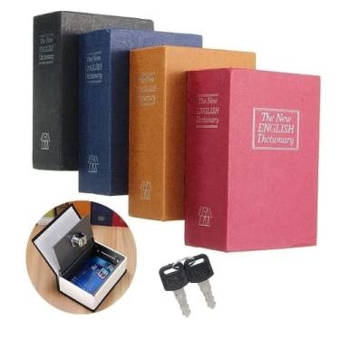 Imagem de Cofre Camuflado Formato Livro Porta Joias 2 chaves