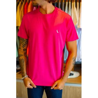 Imagem de Camiseta Reserva Masculina Careca Rosa Pink Pica Pau Branco