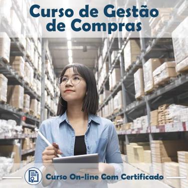 Imagem de Curso online em videoaula de Gestão de Compras com Certificado + 2 brindes