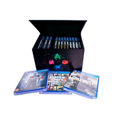 Imagem de Porta Jogos Caixa Case P/Games Play Station Ps4