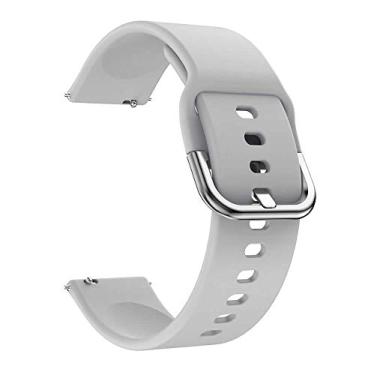 Imagem de Pulseira Moderna 22mm compatível com Samsung Galaxy Watch 3 45mm - Galaxy Watch 46mm - Gear S3 Frontier - Amazfit GTR 47mm - Huawei Watch GT 2 46mm - Marca LTIMPORTS (Cinza)