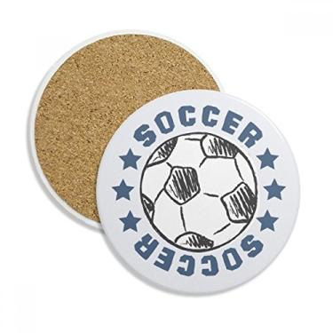 Imagem de Copo de futebol americano, esportivo, desenho, copo, copo, copo, pedra absorvente de proteção de mesa