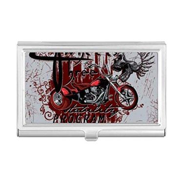 Imagem de Graffiti Street Culture Bloody Skeleton Carteira para cartões de visita com motor