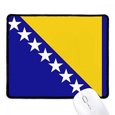 Imagem de Mousepad com a bandeira nacional da Bósnia e Herzegovina Tapete de borracha para jogos