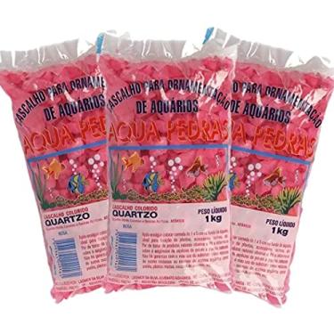 Imagem de Substrato de Aquário Cascalho de Quartzo Natural N 02 Rosa