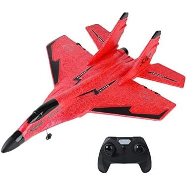 Imagem de Planador De Avião RC, Avião De Combate A Jato De Controle Remoto 2.4G Pronto Para Voar, Planador RC Fácil De Voar Para Crianças E Adultos Iniciantes Com Giroscópio De Equilíbrio,C,Pleasant63