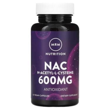 Imagem de Mrm Nutrition, Nac, N-Acetil-L-Cisteína, 600 Mg, 60 Cáps Ts1