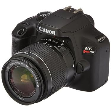 Imagem de EOS Rebel T100 18-55mm f/3.5-5.6 IS II BR, Canon, T100 EF-S 18-, Preto