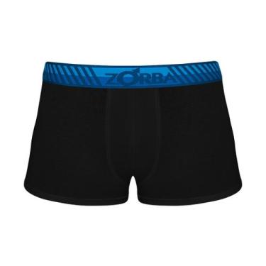 Imagem de Cueca Boxer Zorba Color 870 Preto/Azul